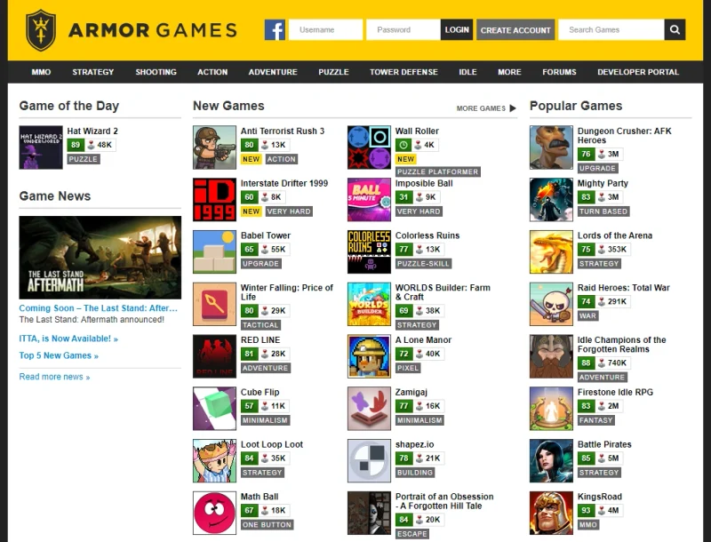 50 Situs Main Game Tanpa Download Gratis Terbaik 2026, Tinggal Klik! 17 50 Situs Main Game Tanpa Download Gratis - Armor Games