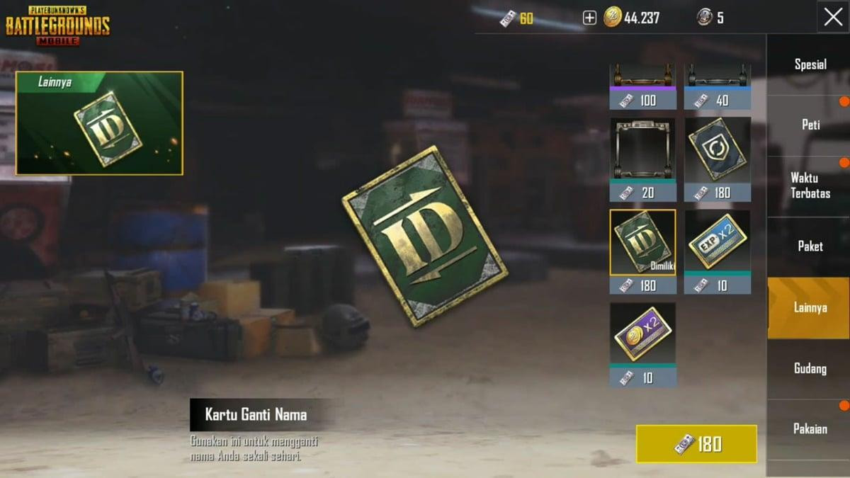 Cara Ganti Nickname PUBG Mobile Terbaru dengan Mudah