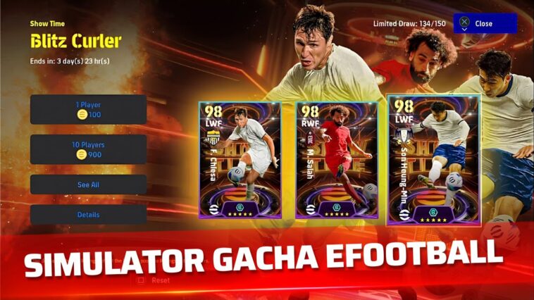 Cara Pakai Simulator Gacha eFootball untuk Simulasi Draw Pemain