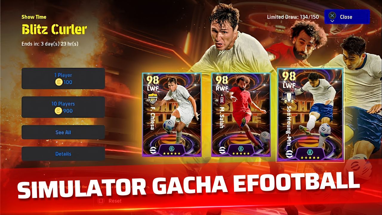 Cara Pakai Simulator Gacha eFootball untuk Simulasi Draw Pemain 1 Cara Pakai Simulator Gacha eFootball untuk Simulasi Draw Pemain