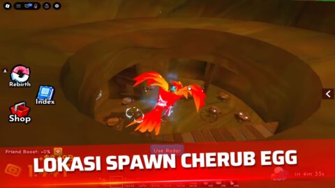 Daftar Lokasi Spawn Cherub Egg dan Blackhole Egg di Ride a Pet Roblox Lengkap