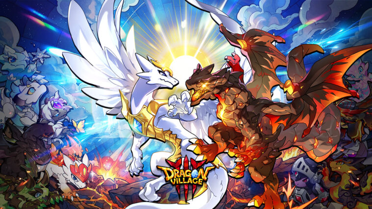 Ilustrasi dari Dragon Village 3 yang populer dan mencapai 2 juta unduhan