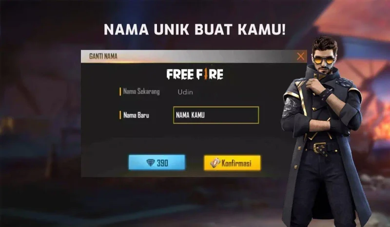 Nama Spasi FF Pendek 1 Huruf Keren dan Unik untuk Free Fire