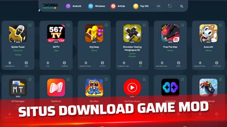 Situs Download Game Mod Terbaru yang Aman dan Lengkap untuk Pecinta Game