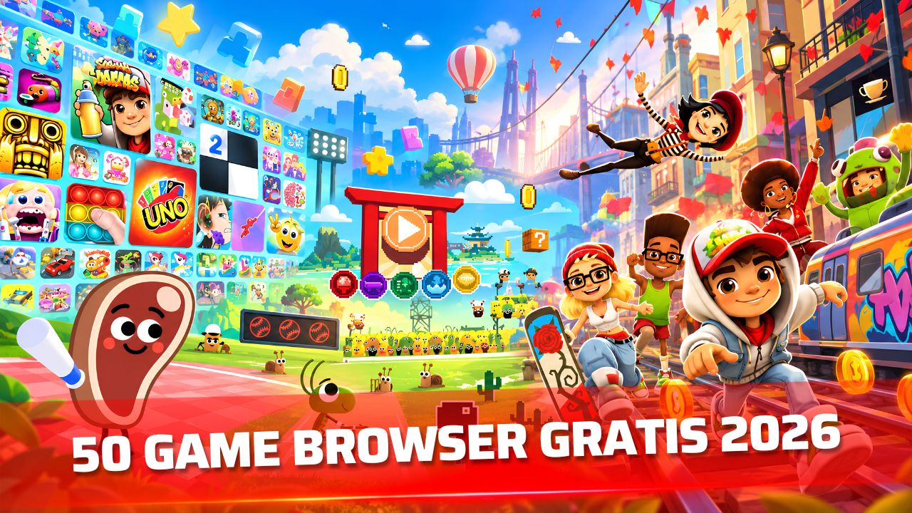 50 Game Browser Gratis Terbaru 2026 yang Seru Dimainkan Tanpa Download