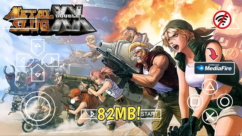 50 Game PPSSPP Terbaik Ukuran Kecil - Metal Slug XX