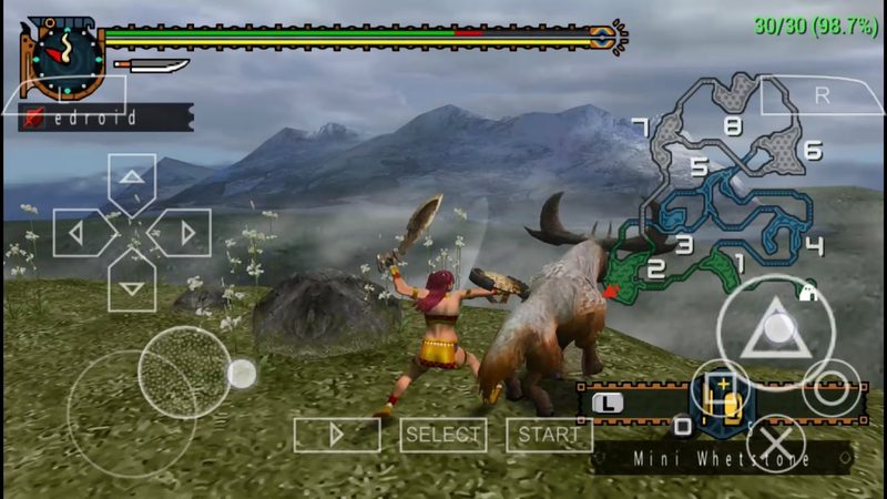 50 Game PPSSPP Terbaik Ukuran Kecil - Monster Hunter Freedom Unite
