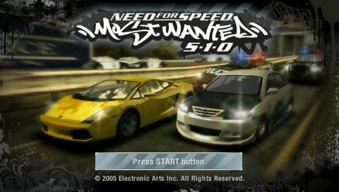50 Game PPSSPP Terbaik Ukuran Kecil - Need for Speed Most Wanted 5-1-0