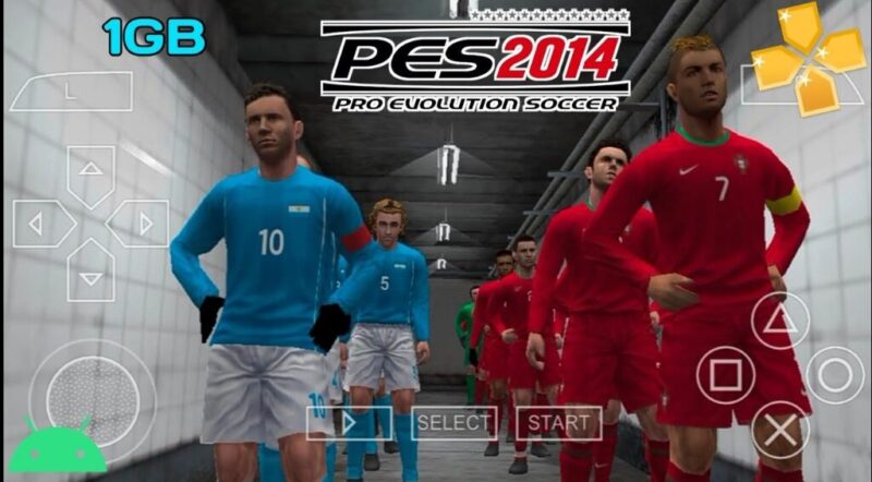 50 Game PPSSPP Terbaik Ukuran Kecil - Pro Evolution Soccer 2014 (PES 2014)