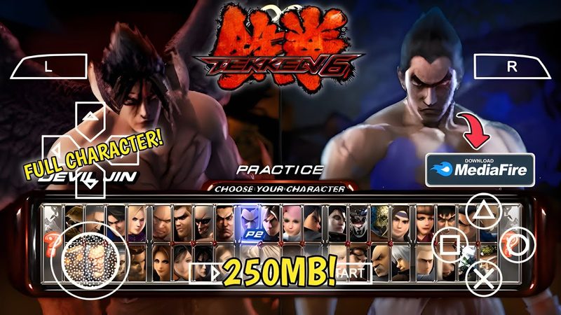 50 Game PPSSPP Terbaik Ukuran Kecil - Tekken 6