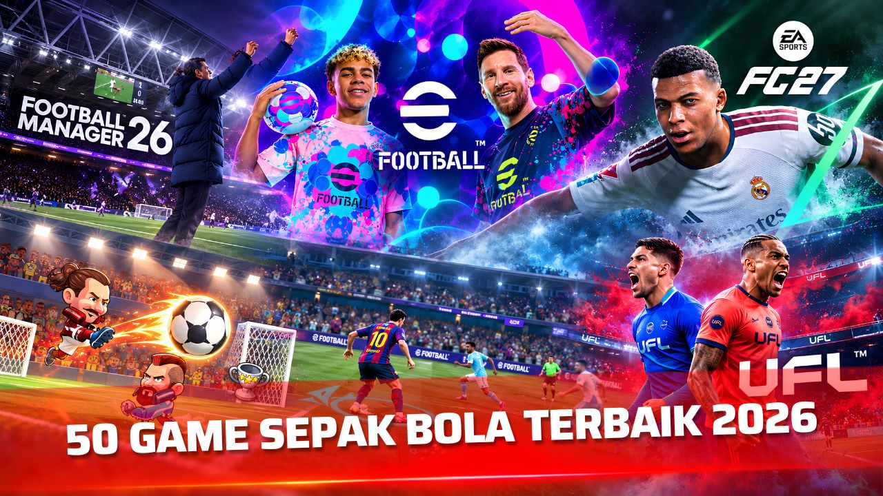 50 Game Sepak Bola Terbaik 2026 Terbaru, dari Simulasi hingga Arcade