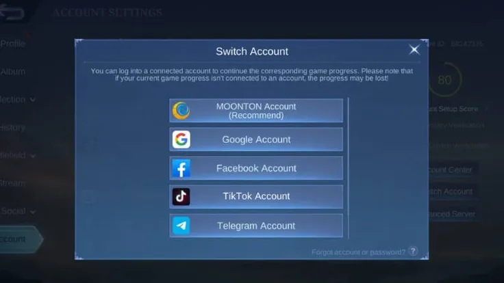 Cara Ganti Akun ML Aman, Tanpa Kehilangan Data