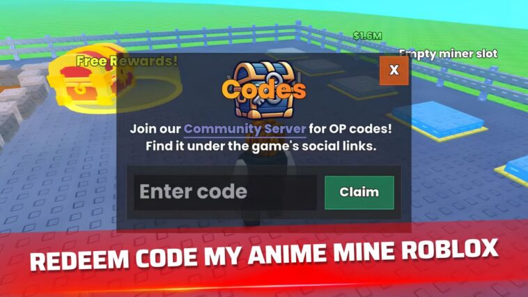 Daftar Redeem Code My Anime Mine Roblox Oktober 2026 Terbaru