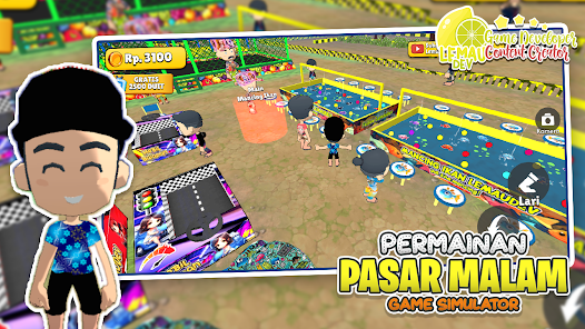Download Game Simulator Pasar Malam 3D Terbaru, Rasakan Sensasi Mengelola Wahana Hiburan