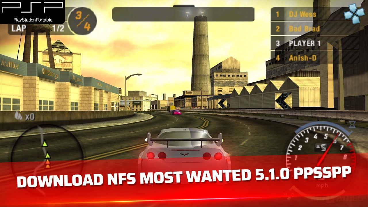 Download Need for Speed Most Wanted 5.1.0 PPSSPP Ukuran Kecil Game Balap Seru di Android 3
