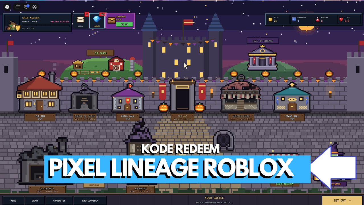 Kode Pixel Lineage Roblox Terbaru