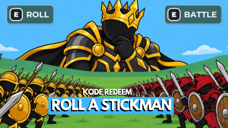 Kode Roll a Stickman Roblox Terbaru (Oktober 2026)
