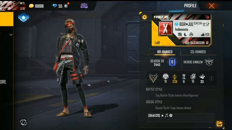 Kumpulan Bio FF Estetik Singkat Langka yang Keren dan Unik untuk Profil Free Fire 8 Kumpulan Bio FF Estetik Singkat Langka yang Keren dan Unik untuk Profil Free Fire