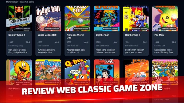 Review web Classic Game Zone
