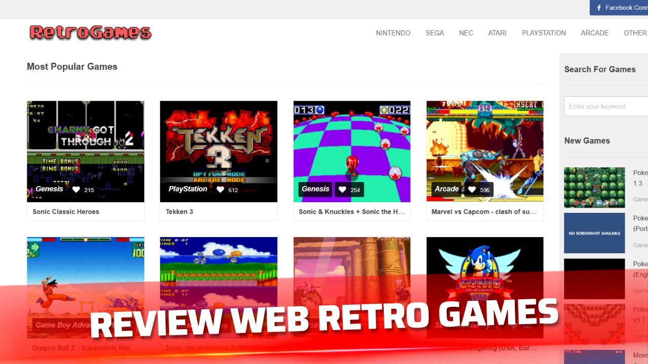 Review web Retro Games