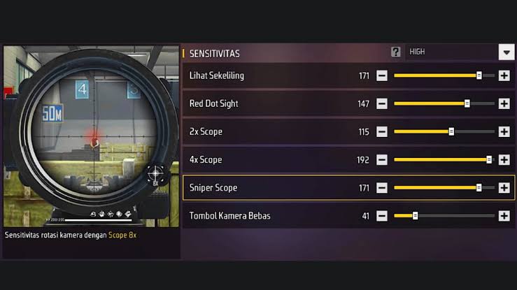 Sensitivitas Free Fire Auto Headshot 2026 Terbaru