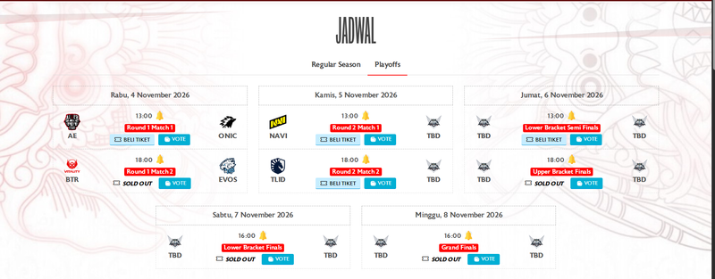 Jadwal Playoff MPL ID S18 2026 dan Cara Menonton Live Streaming 13 Jadwal Playoff MPL ID S18 2026 dan Cara Menonton Live Streaming